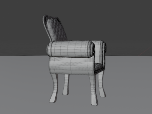 aristocrat sofa Modello 3D