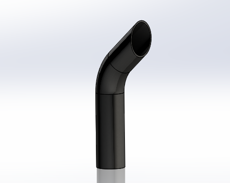 exhaust pipe for bobcat loader Model 3D .c4d .max .obj .3ds .fbx .stl .blend