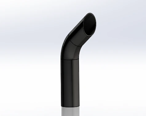 exhaust pipe for bobcat loader 3D Model .c4d .max .obj .3ds .fbx .stl .blend 