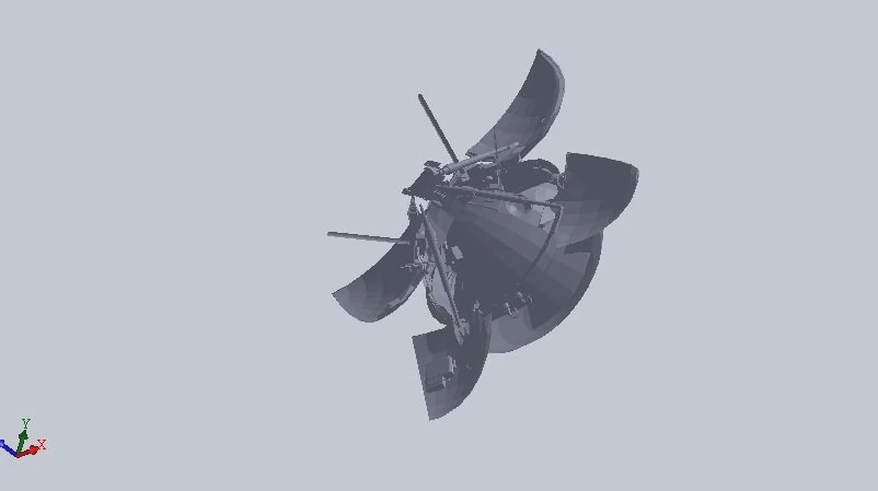 spacecraft mars 3D Model .c4d .max .obj .3ds .fbx .stl .blend 