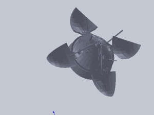 spacecraft mars Model 3D