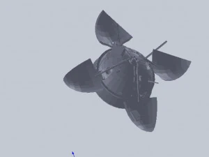 spacecraft mars 3D Model