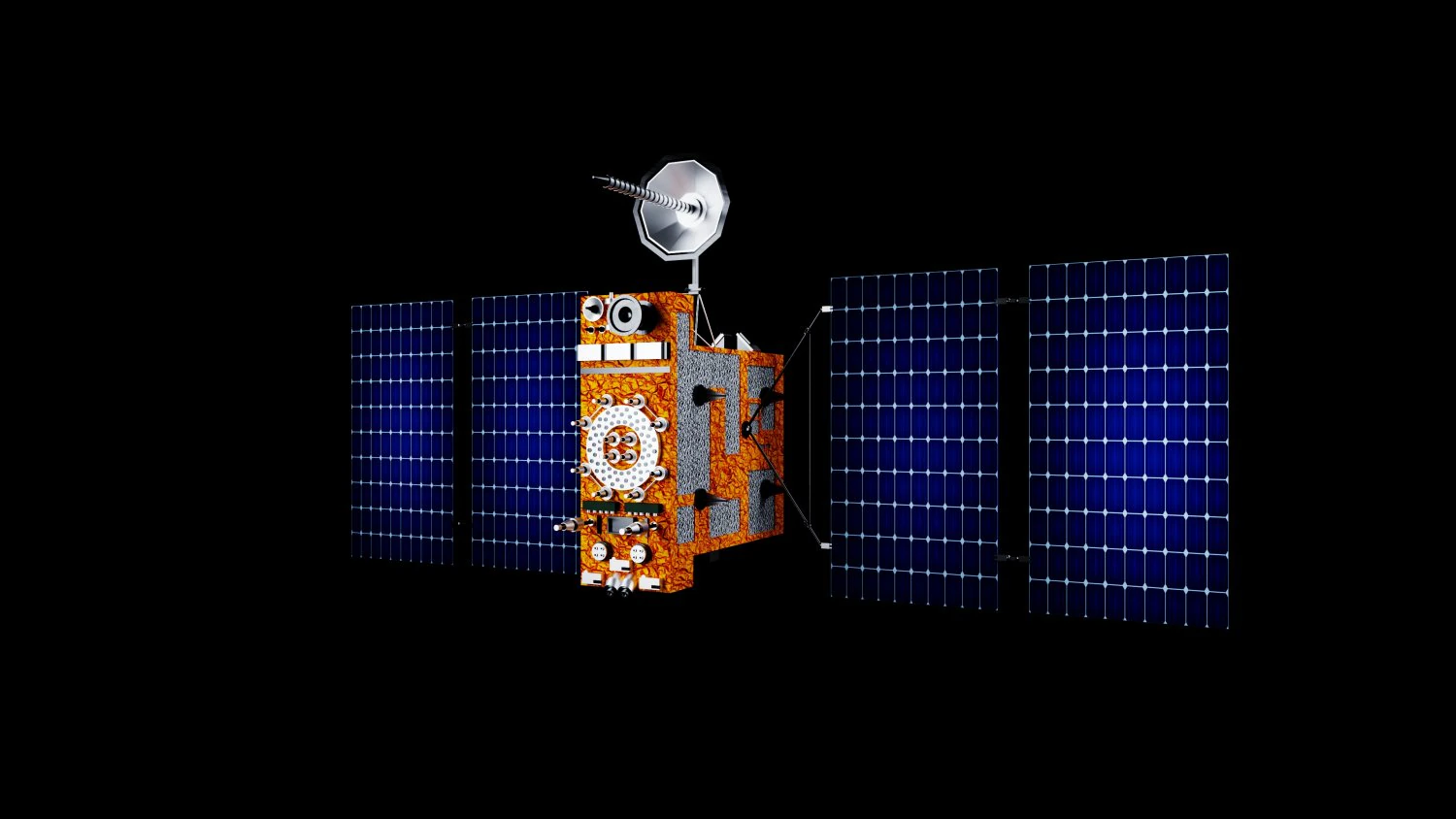 spacecraft glonass-k 3D Model .c4d .max .obj .3ds .fbx .stl .blend 