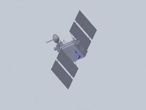 spacecraft glonass-k 3D Model