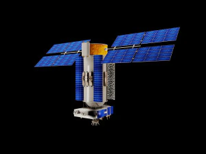 statek kosmiczny glonass-m Model 3D