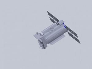 spacecraft glonass-m Modèle 3D