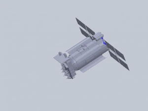 vaisseau spatial Glonass-M Modèle 3D