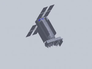 vaisseau spatial Glonass-M Modèle 3D