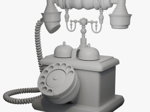 Retro Phone 3D Модель