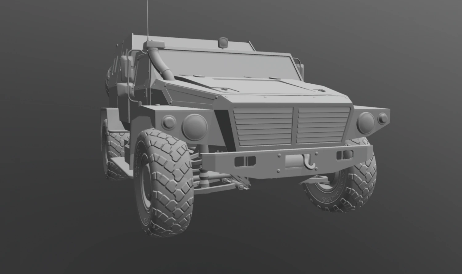 gaz 3D Model .c4d .max .obj .3ds .fbx .stl .blend 