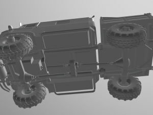 gaz 66 Modello 3D