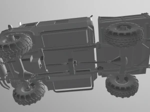 gaz 66 3D Model