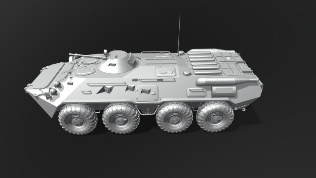 BTR-80 3D मॉडल .c4d .max .obj .3ds .fbx .stl .blend 