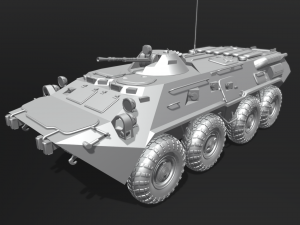 BTR-80 3D मॉडल