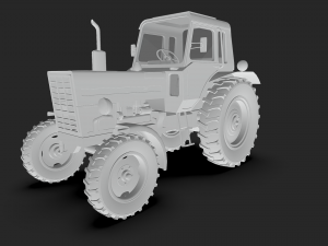 MTZ 80 Model 3D
