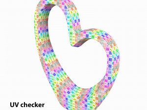 heart sculpture interior decor 3D Model