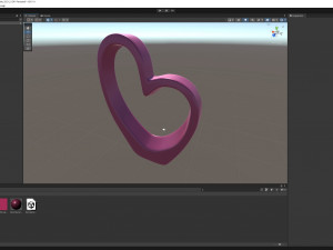 heart sculpture interior decor 3D Model