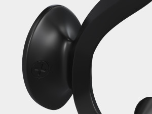 Coat Wall Hook - Black Metal 3D Model