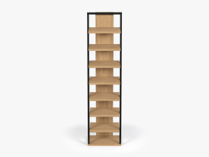 Ladder Wooden Shelf Modelo 3D