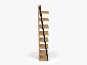 Ladder Wooden Shelf 3D Model