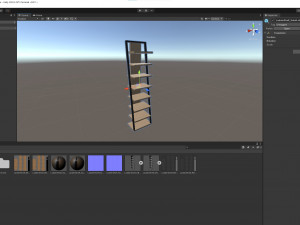 Ladder Wooden Shelf Modelo 3D