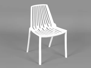 Pote de barro listrado de terracota Modelo 3D