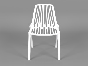 Terracotta Striped Clay Pot 3D Model