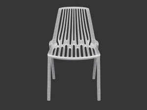 Terracotta Striped Clay Pot 3D Model