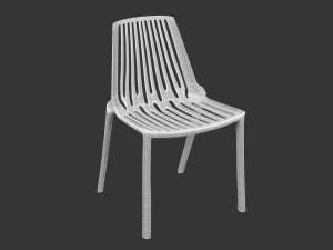 Terracotta Striped Clay Pot 3D Model
