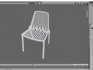 Terracotta Striped Clay Pot 3D Model