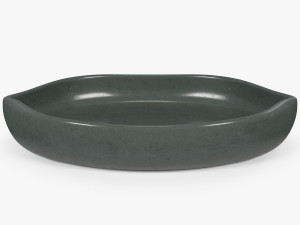 Boat Shaped Bowl 3D Model