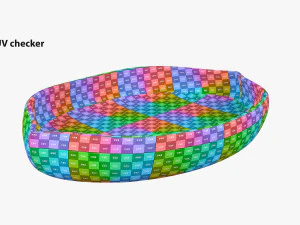 Boat Shaped Bowl 3D Model