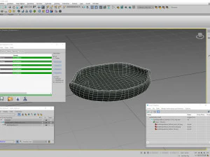 Boat Shaped Bowl 3D Model