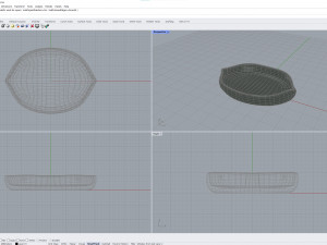 Boat Shaped Bowl 3D Модель