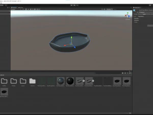 Boat Shaped Bowl 3D Model