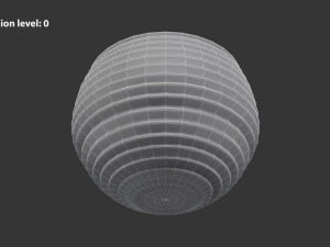 Terracotta Striped Clay Pot 3Dモデル