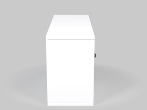 Wall Shelf with Door Modello 3D