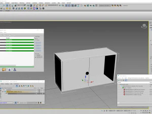 Wall Shelf with Door 3D Model