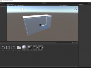 Wall Shelf with Door Modello 3D