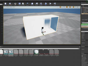 Wall Shelf with Door 3D Model
