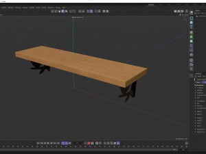 Wooden Wall Shelf with Bird Decoration 3D Model