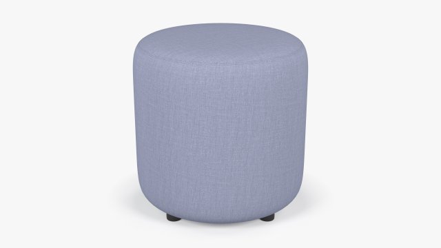 Round Fabric Ottoman 3D-Modell .c4d .max .obj .3ds .fbx .stl .blend 
