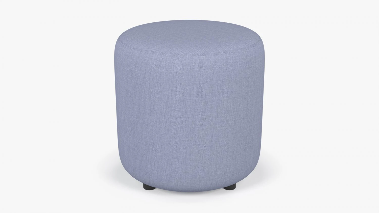 Round Fabric Ottoman 3D Model .c4d .max .obj .3ds .fbx .stl .blend 