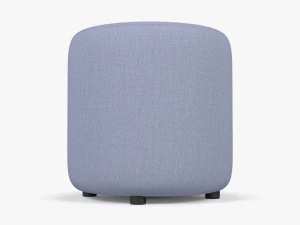 Round Fabric Ottoman 3D Model
