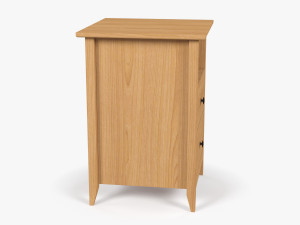 Wooden Bedside Table Modèle 3D