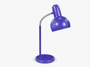 Blue Table Lamp 3D Model