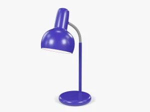 Blue Table Lamp 3D Model