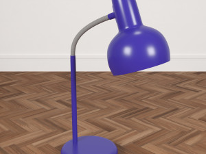 Blue Table Lamp 3D 모델