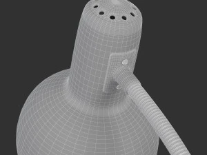 Blue Table Lamp 3D Model