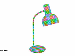 Blue Table Lamp 3D 모델
